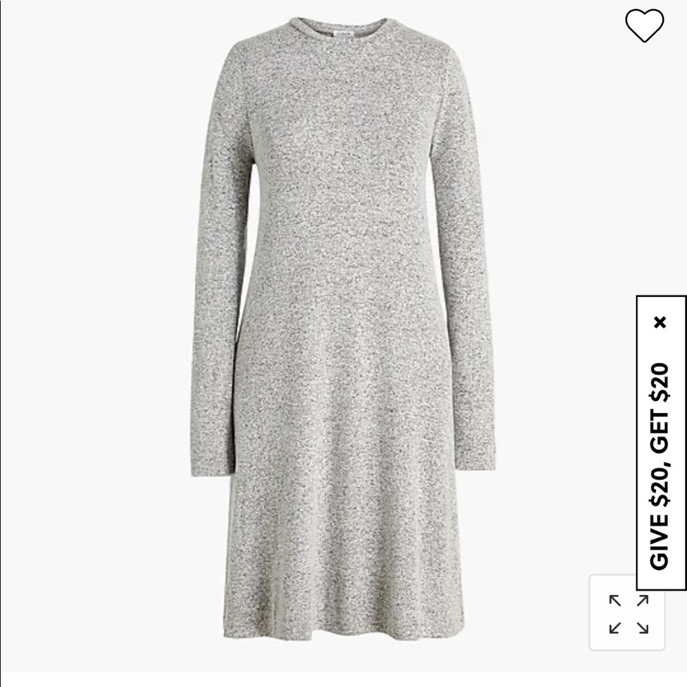 JCREW signature swingy dress in cozy yarn NWT